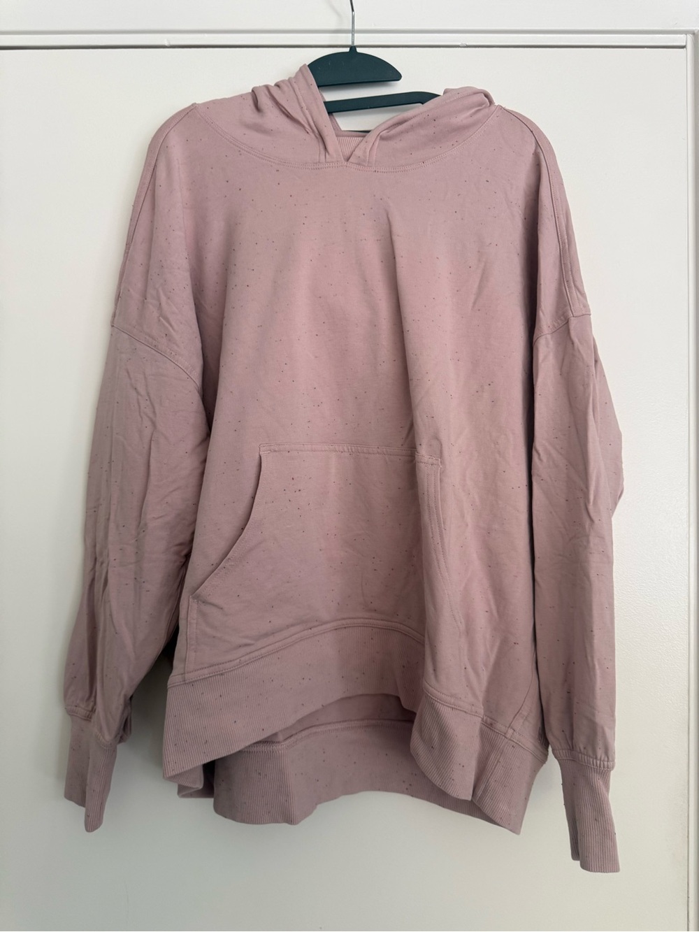 lululemon athletica Speckled Dusty Rose Crewneck Hoodie